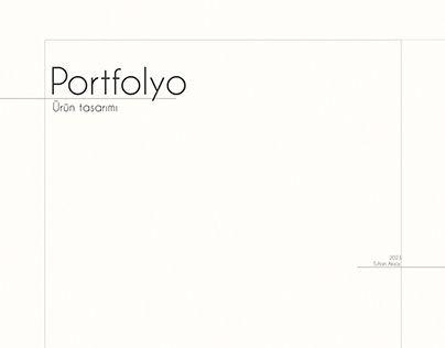 Portfolyo/Product Design - Tuhan AKSOY