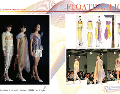 2015 Fashion show work-[ Floating Light]