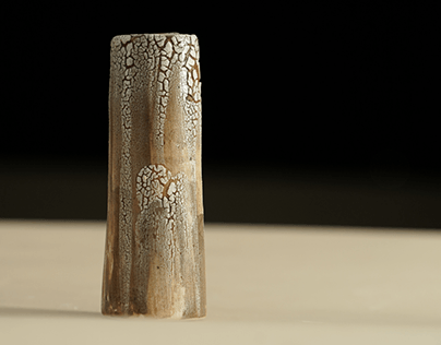 Cylindrical Crackle Vases