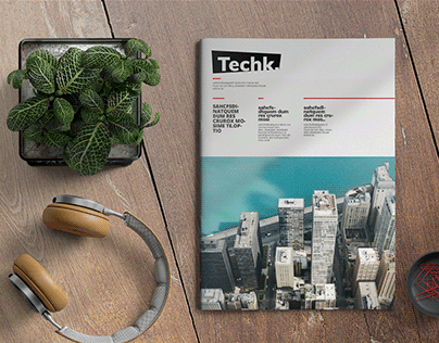 Techk Magazine Template