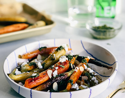 Roasted Herb Carrots
