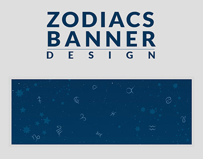 Zodiacs Banner Design for client