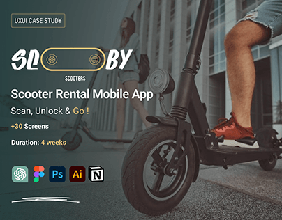 Scooby Scooter Rental Mobile App | UI/UX Case Study