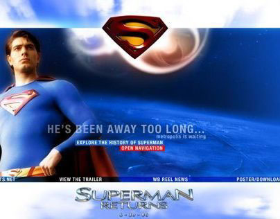 Superman Returns | Premium Rich Media Campaign
