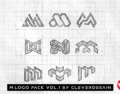 M Logo Pack Vol.1 by Cleverdesain
