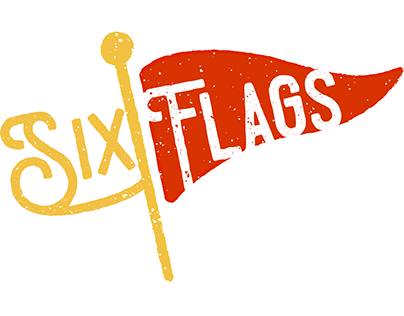 Six Flags Logo Design