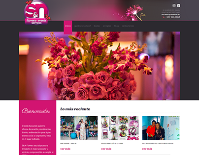 SNFlowers - Sitio Web