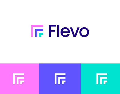 F logo / Flevo logo design