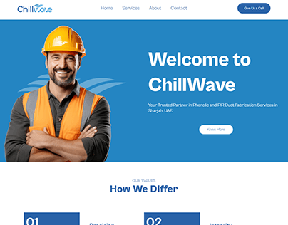 ChillWave - Duct service Website