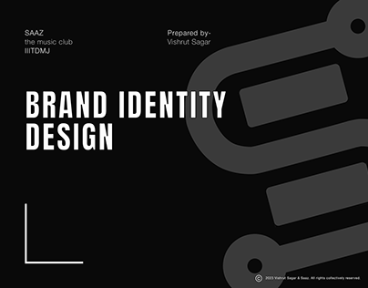 SAAZ the music club - brand identity/guidelines design.