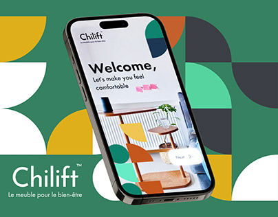 Chilift - IoT Smart Furniture (UI/UX + Logo)