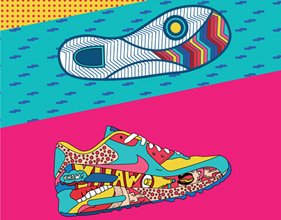 Shoes pop art poster
