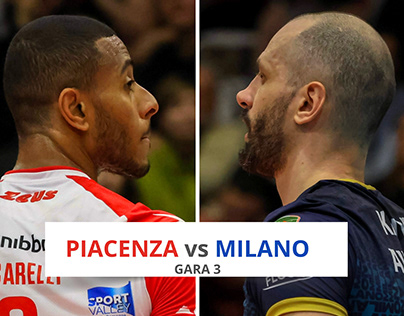 Gas Sales Piacenza vs Allianz Milano - Gara 3