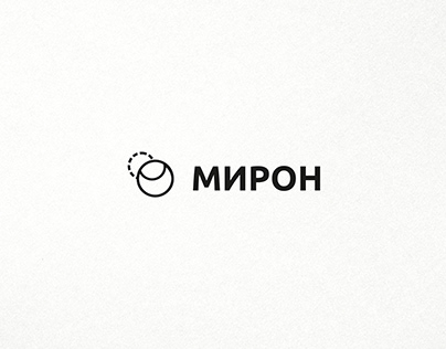 minimalistic logo Miron