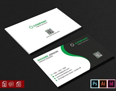 Greeen Business Card - business Card