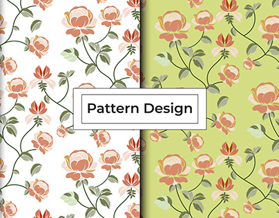 Floral pattern design.