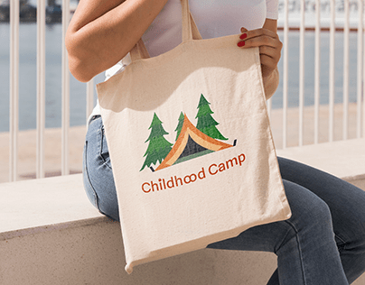Сamp For Adults — Website Concept "Childhood Camp"