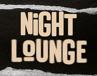 Night Lounge – Tall Sans Typeface