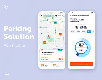 Parking App Design
