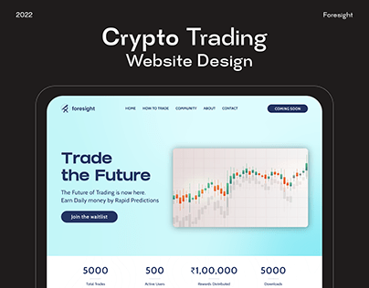 Crypto Trading Website Design