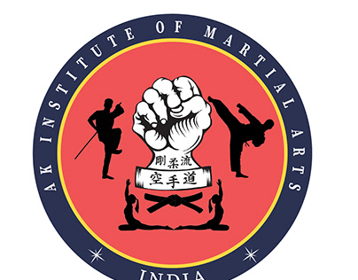 Martial arts institute logo design