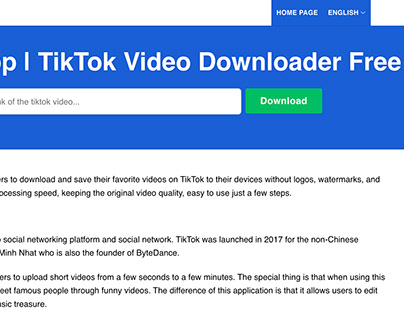 SnapTik App | Descarga videos de TikTok sin logo gratis