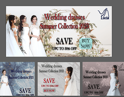 Wedding dress campaign