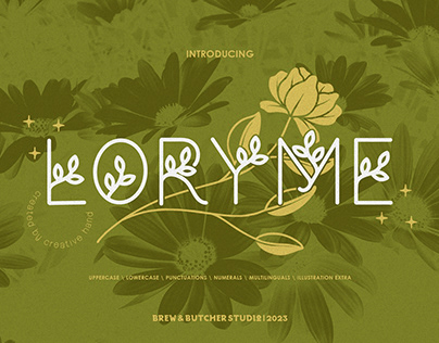 Loryme | Beauty Typeface