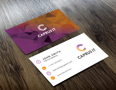 PRINT - CaprusIT Calling Card Design