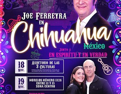 Flyer Conferencia en Chihuahua - México.