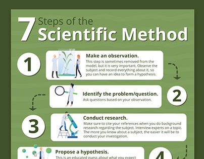 Infographic: 7 Steps of the Scientific Method