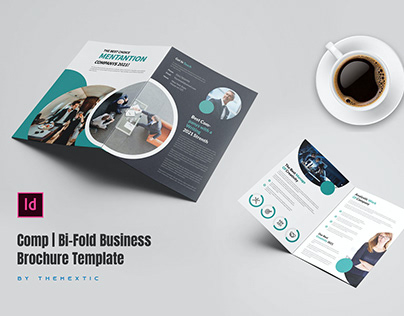 Comp | Bi-Fold Business Brochure Template By Websroad