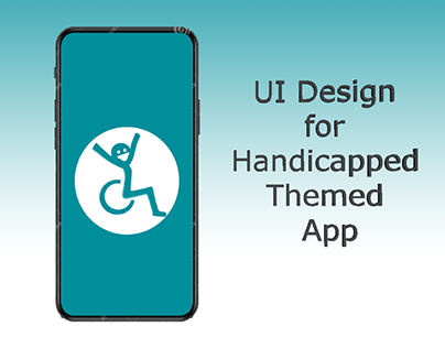 UI design for handicapped themed app