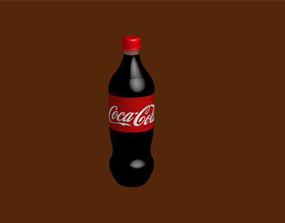 3d Bottle coke