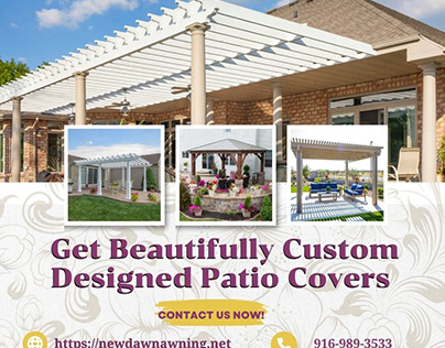 Get Beautifully Custom Designed Patio Covers