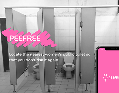 Project thumbnail - PeeFree . UX Casestudy