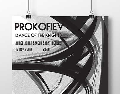 Prokofiev Dance of The Knights Poster Design