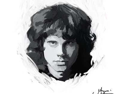 Jim Morrison Digital Painting
