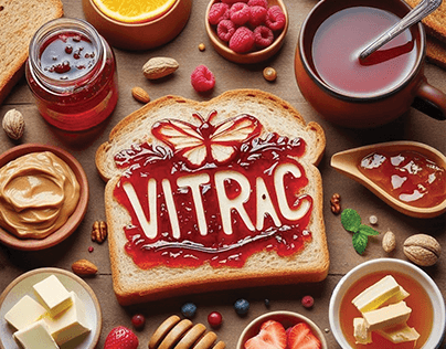 Typography poster about VITRAC jam