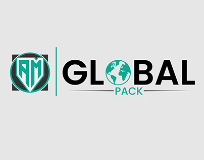 AM Global Pack Logo Design