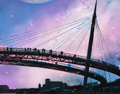 Digital Collage Ponte del Mare