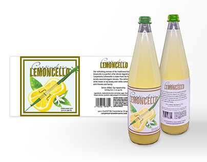 Carpinteria Lemoncello Branding