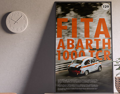 Fiat Abarth 1000 TCR Poster