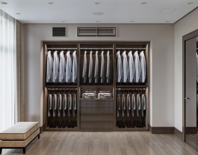 Men's garderob room by Altercasa