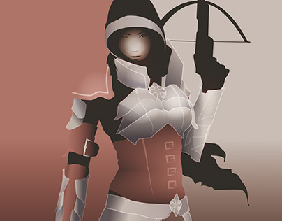 Demon Hunter cosplayed by Monika Lee.