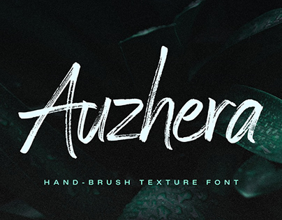 Auzhera — Brush Font