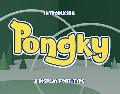 Pongky – Display Font Type