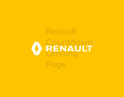 Renault countdown landing page