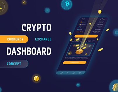 Cryptocurrency Exchange Dashboard Concept