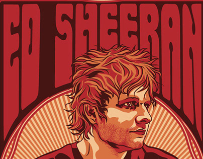 Ed Sheehan 2015 Tour Poster & Merchandise